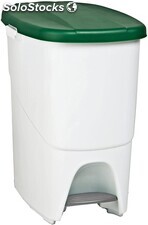 Poubelle à déchets avec séparateur intérieur. 25 Litres (Vert) - Sistemas David