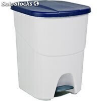 Poubelle à déchets avec séparateur intérieur. 40 Litres (Bleu) - Sistemas David