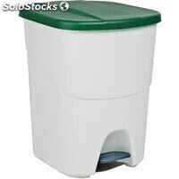 Poubelle à déchets avec séparateur intérieur. 40 Litres (Vert) - Sistemas David