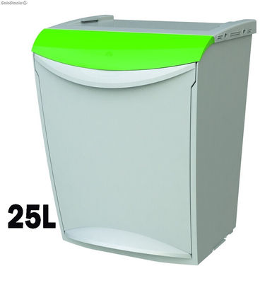 Poubelle à déchets modulaire - 25 Litres (Vert) - Sistemas David