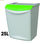 Poubelle à déchets modulaire - 25 Litres (Vert) - Sistemas David - 1