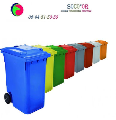 poubelle a ordure poubelle plastique 360 litres