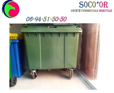 poubelle a ordure poubelle plastique 660 770 1100 litres