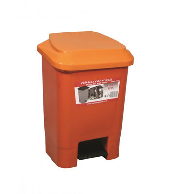 Poubelle Beige A 30 Litres a Pédale Bac à ordures Poubelle de déchets conteneur - Photo 5