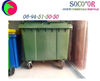Poubelle Maroc plastique bac ordures 660 litres_