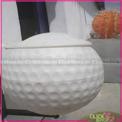 Poubelle murale en forme de balle de golf 50 LITRE - Photo 2