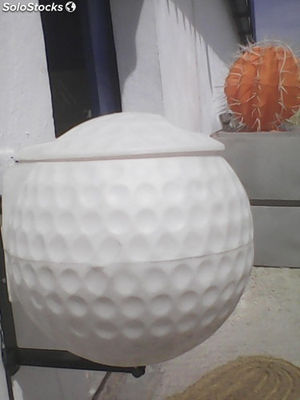 Poubelle murale en forme de balle de golf - Photo 3