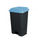 Poubelle Noire A 60 Litres a Pédale Bac à ordures Poubelle de déchets conteneur - 1
