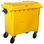 Poubelle plastique bac ordures 660 litres - Photo 3
