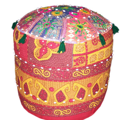 Pouf oriental indien marocain style bohème chic