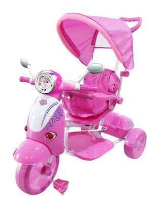 Poussette tricycle type Scooter Vespa à pédales et à poussée - Photo 3