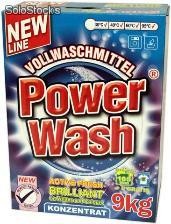 Power Wash Vollwaschmittel 9kg proszek do prania tkanin Uniwersalny