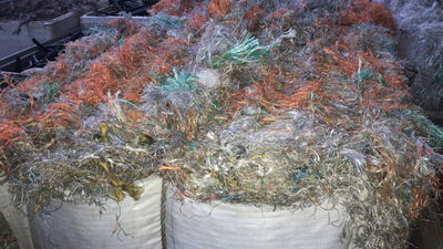 Pp para reciclar en pacas o granel (cuerdas para barcos)- nylon 6-66 redes pesca - Foto 2