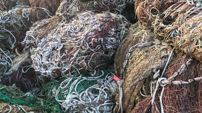 Pp para reciclar en pacas o granel (cuerdas para barcos)- nylon 6-66 redes pesca - Foto 5