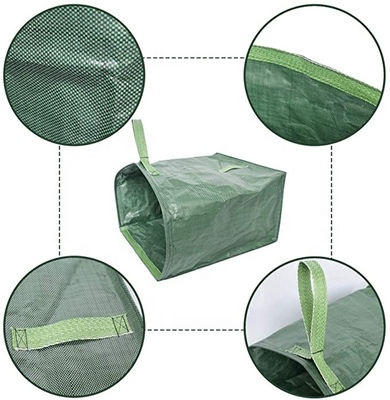 PP Plastic Lawn Garden Waste Bag/Reusable Yard Waste Bags with Handles - Foto 5
