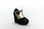 Preciosa sandalia mujer de cuña color negro - 1