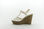 Preciosas sandalias de cuña color blanco - Foto 2