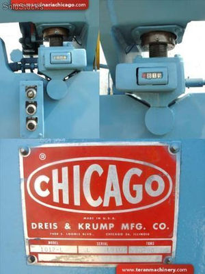 Prensa Chicago 1012-l de 12&amp;#39; x 60-90 ton - Foto 5