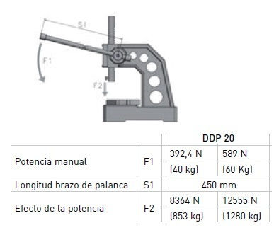 Prensa manual optimum ddp 20 - Foto 3
