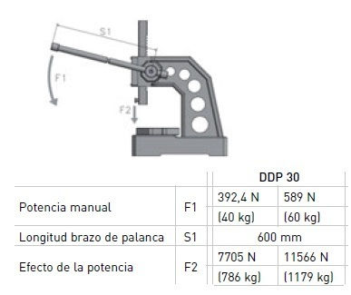 Prensa manual optimum ddp 30 - Foto 3