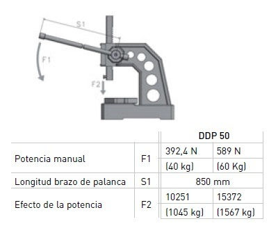 Prensa manual optimum ddp 50 - Foto 3