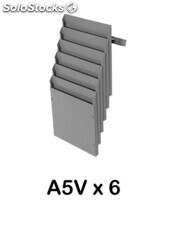 Présentoir mural A5V 6 Compartiments - Sistemas David