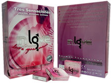 Preservativos 3 Sensaciones In Love Gruesa Expendedora De 144x48x3