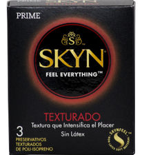 Preservativos Prime Skyn Texturado x 12 cajitas: 36 unidades