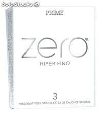 Preservativos Prime Zero HIPER FINO x 12 cajitas