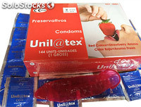 Preservativos Rojo Fresa unilatex