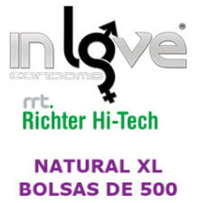 Preservativos XL In Love Natural Bolsas de 500