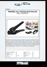 Presse ail/echalote malin