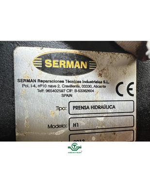 Presse hydraulique pour bidons métalliques Serman - Photo 2