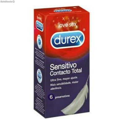 Prezerwatywy Durex Sensitivo Contacto Total 6 Części 1 Części