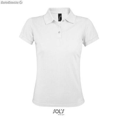 Prime polo mujer 200g Blanco 3XL MIS00573-wh-3XL