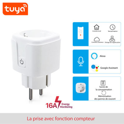 Prise Eléctrique Wi-Fi intelligente Tuya - Photo 3
