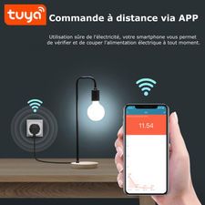 Prise intelligente WiFi Tuya 16A