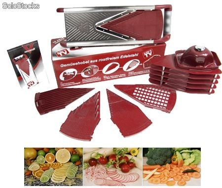 Cortador Slicer Mandolina Acero Inoxidable Profesional Unica