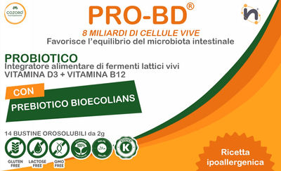 ProBD probiotico orosolubile con 8 miliardi di cellule vive e vitamine - Foto 3