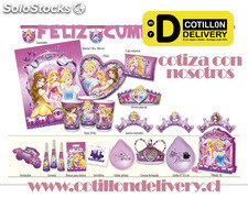 Productos Princesas Disney Cumpleaños pack