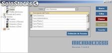 Programas de Gestión en ambiente Windows, para la programación y administración de controles de accesos MicroControl.