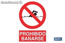 Prohibido bañarse