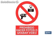 Prohibido fotos y video