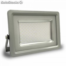 Proiettore led 100W smd grigio/nero ultra sottile v-tac vt-49100 bianco caldo -