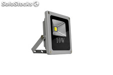 Projecteur LED 10W 6000K IP65 extra-plat gris