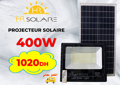 Projecteur solaire 400W