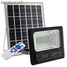 Projetor led solar digit 40w branco frio. Loja Online LEDBOX. Iluminação