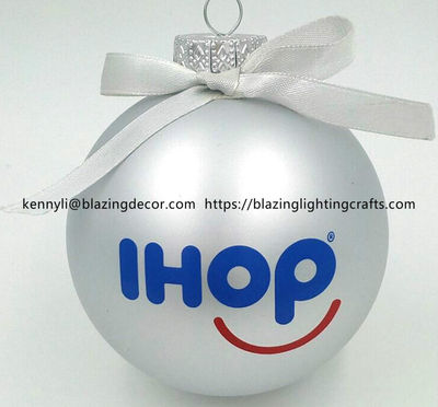 Promotion de boules LOGO de décoration de Noël de haute qualité et bon marché - Photo 4