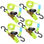 ProPlus conjunto 4 cintas para amarrar com roquete + 2 ganchos, 5 m - 1