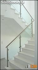 Protecções para Escadas com Inox e Vidro